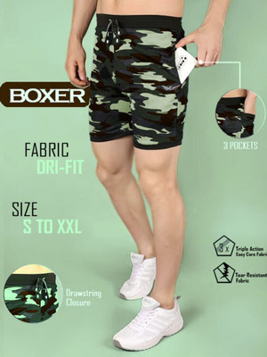 Chrome & Coral Printed Men Boxer