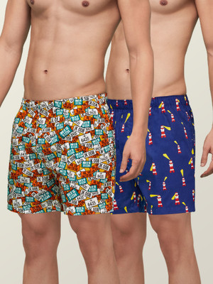 XYXX Remix IntelliEaze Super Combed Cotton Printed Printed Men Boxer