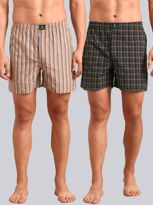 JOVEN Checkered Men Boxer