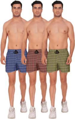 WOXO Checkered Men Boxer