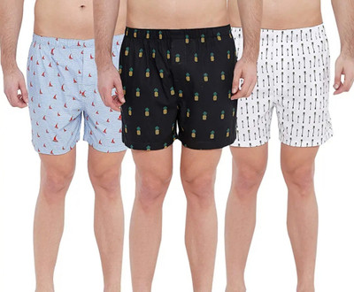 Almins Geometric Print Men Boxer