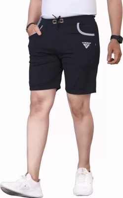 GIBBONTE Solid, Printed Men Black Boxer Shorts
