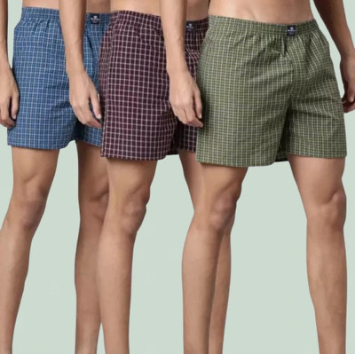 OBAMA Checkered Men Boxer