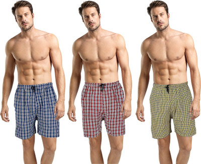 KRISHAN GOPAL COLLECTION Checkered Men Boxer