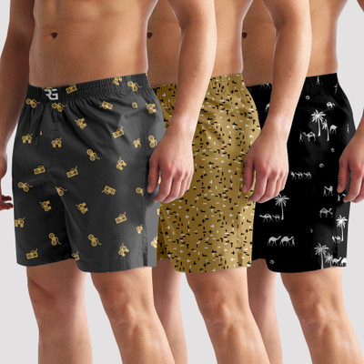 KRIVAFAB Printed Men Boxer