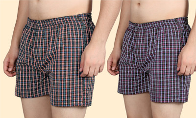ZOBOY Checkered Men Boxer