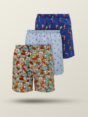 XYXX Remix IntelliEaze Super Combed Cotton Printed Printed Men Boxer