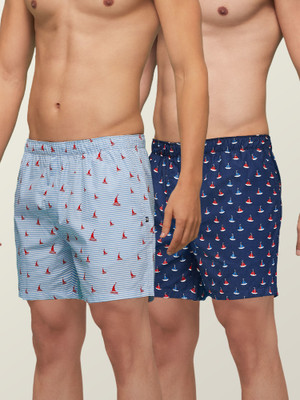 XYXX Remix IntelliEaze Super Combed Cotton Printed Printed Men Boxer