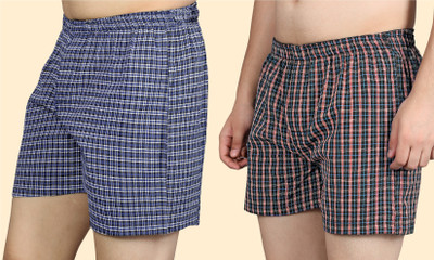 ZOBOY Checkered Men Boxer