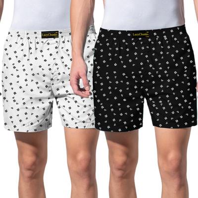 LazyChunks Printed Men & Women Boxer