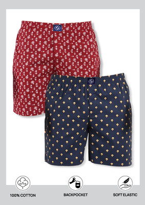 SUPERSQUAD Printed, Self Design Men Boxer
