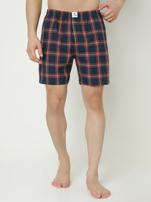 UnderJeans by Spykar Checkered Men Boxer