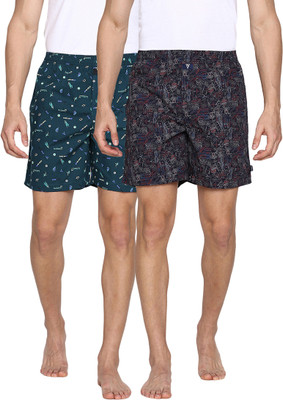 VAN HEUSEN Allover Print And Side Pocket Printed Men Boxer