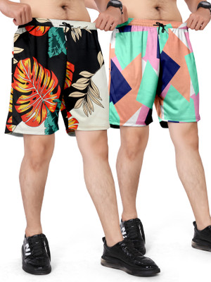 GLOBAL NOMAD Geometric Print, Printed, Self Design Men Boxer