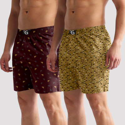 KRIVAFAB Printed Men Boxer
