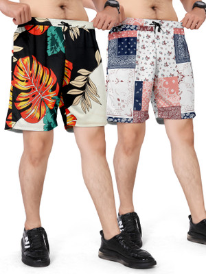 GLOBAL NOMAD Geometric Print, Printed, Self Design Men Boxer
