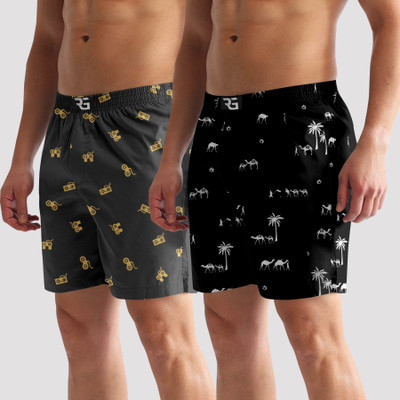 KRIVAFAB Printed Men Boxer