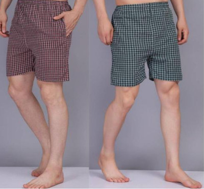 deepshoper Checkered Men Boxer