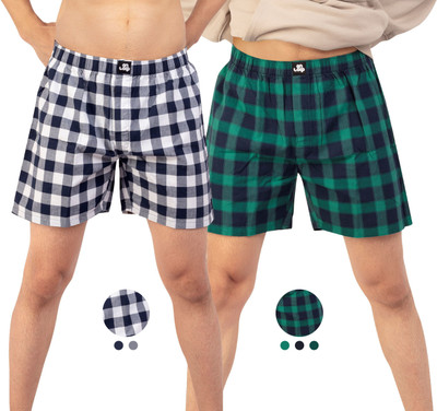 On Loop Checkered Men Boxer