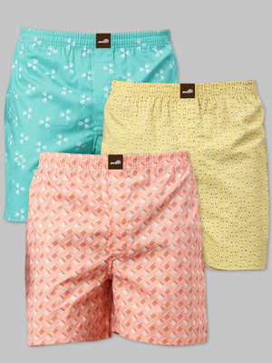 Broon Printed Men Boxer