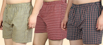 ZOBOY Checkered Men Boxer