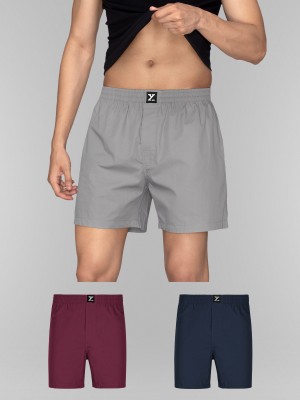 XYXX Solid Men Multicolor Sports Shorts