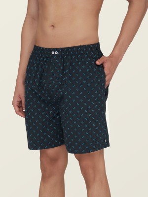 XYXX Printed Men Dark Blue Boxer Shorts