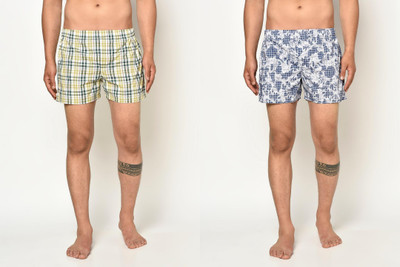Atiano Checkered Men Boxer