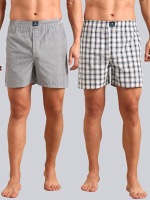 JOVEN Checkered Men Boxer