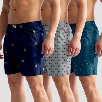 HIYAFAB Printed Men Boxer