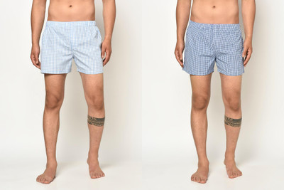 Atiano Checkered Men Boxer