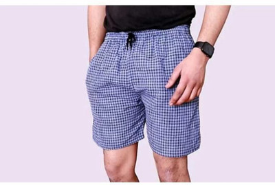 otizem Checkered Men Boxer