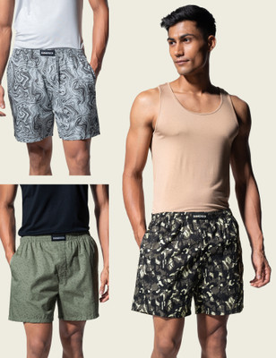 Damensch Cotton Back Pocket Printed Men Boxer