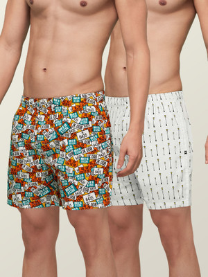 XYXX Remix IntelliEaze Super Combed Cotton Printed Printed Men Boxer
