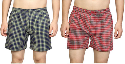ZOBOY Checkered Men Boxer