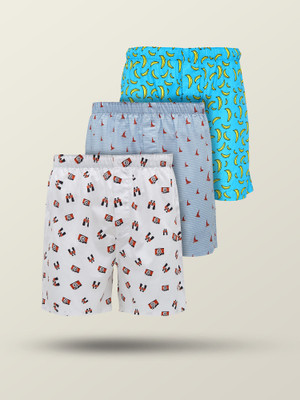 XYXX Remix IntelliEaze Super Combed Cotton Printed Printed Men Boxer