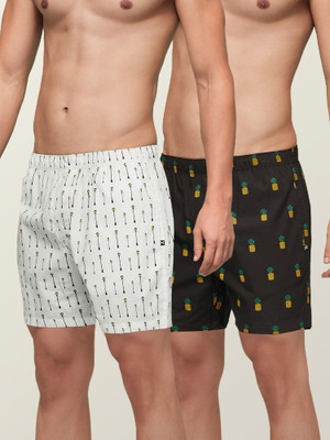 XYXX Remix IntelliEaze Super Combed Cotton Printed Printed Men Boxer