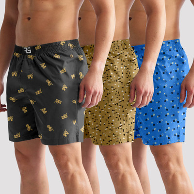 krishvi Printed Men Boxer