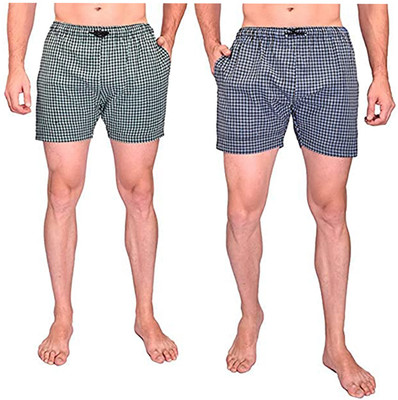 EDNIT ENTERPRISES Checkered Men Boxer