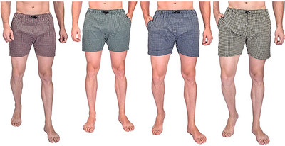 EDNIT ENTERPRISES Checkered Men Boxer