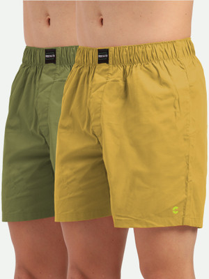 FREECULTR Men's Silky Soft, Non-Pilling Micromodal All Day Boxer Shorts with Dual Deep Side Pocket Solid Men Boxer