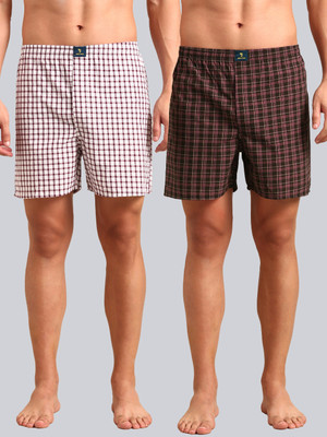 JOVEN Checkered Men Boxer