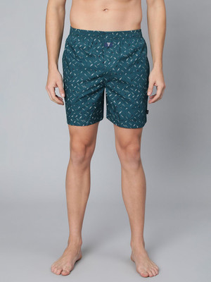 VAN HEUSEN Allover Print And Side Pocket Printed Men Boxer
