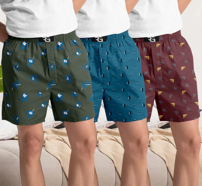riglozi Self Design Men Boxer