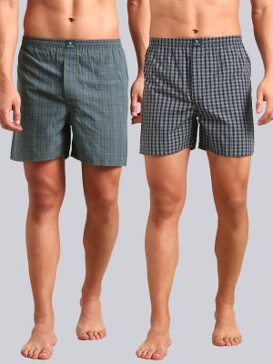 JOVEN Checkered Men Boxer