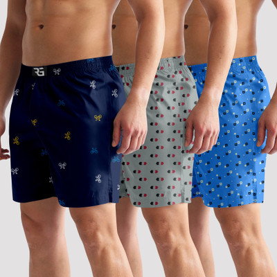 KRIVAFAB Printed Men Boxer