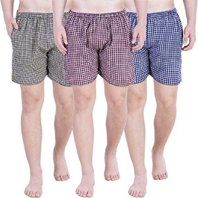 Meemaya Checkered Men Boxer