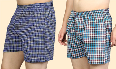 ZOBOY Checkered Men Boxer