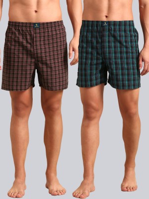 JOVEN Checkered Men Boxer