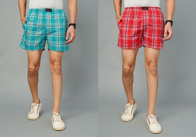 RENOUX Checkered Men Boxer